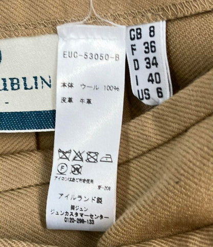 O’NEIL of DUBLIN ラップ プリーツスカート キャメル EUC-53050-B レディース SIZE US6 (S) オニールオブダブリン