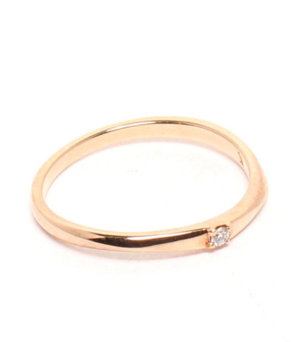 美品 VENDOME AOYAMA リング 指輪 K10 ダイヤ 1P レディース SIZE 9号 ヴァンドームアオヤマ