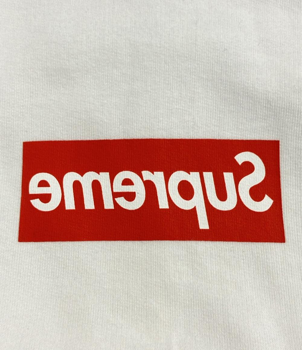 Supreme COMME des GARCONS SHIRT ボックスロゴ パーカー メンズ SIZE L シュプリーム コムデギャルソンシャツ