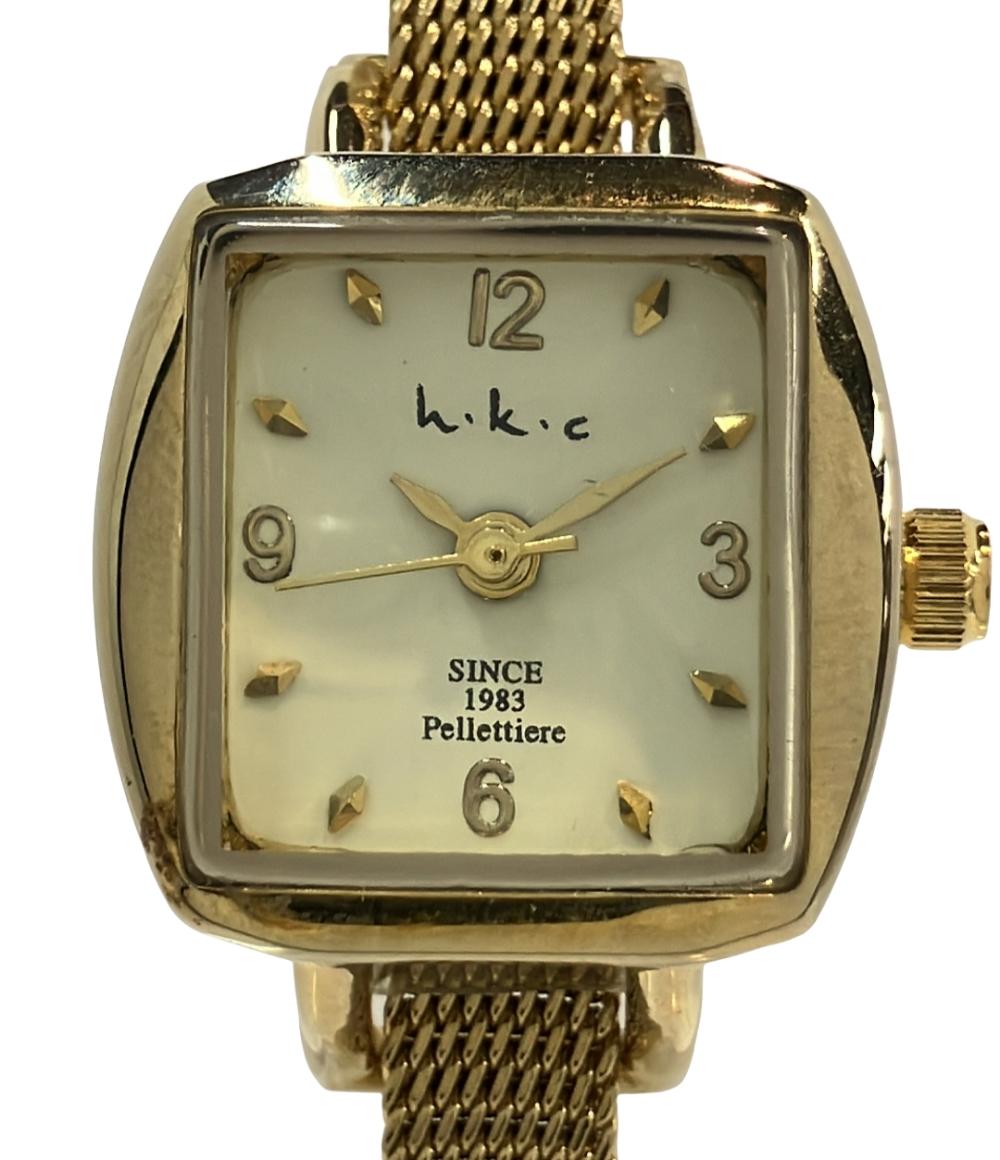 ホークカンパニー 腕時計 クオーツ レディース h.k.c