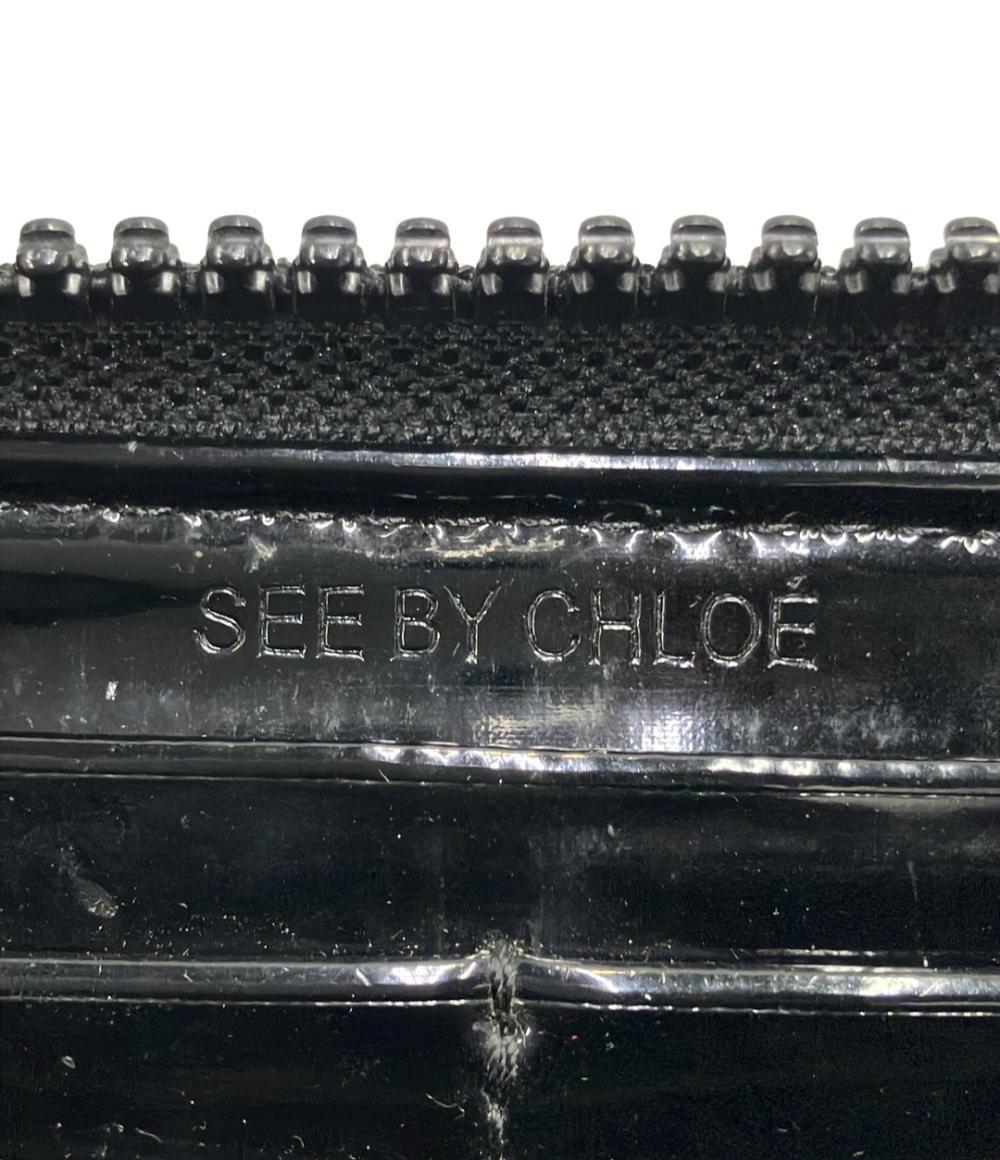 シーバイクロエ ラウンドファスナー長財布 ユニセックス SEE BY CHLOE