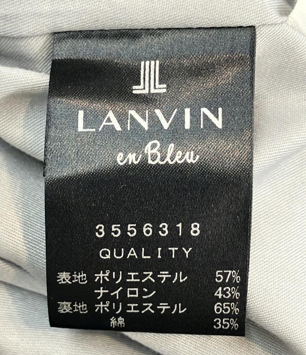 LANVIN en Bleu fleuretteジャガードワンピース レディース SIZE 36 ランバンオンブルー