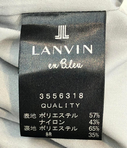 LANVIN en Bleu fleuretteジャガードワンピース レディース SIZE 36 ランバンオンブルー