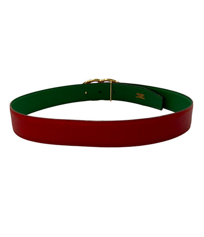 HERMES ベルト ⚪︎Z刻印 ゴールド金具 リバーシブル レディース エルメス