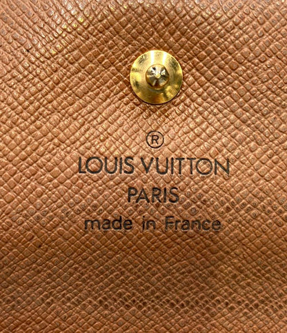 ルイヴィトン 二つ折り財布 ポルトモネビエカルトクレディ モノグラム M61652 レディース LOUIS VUITTON