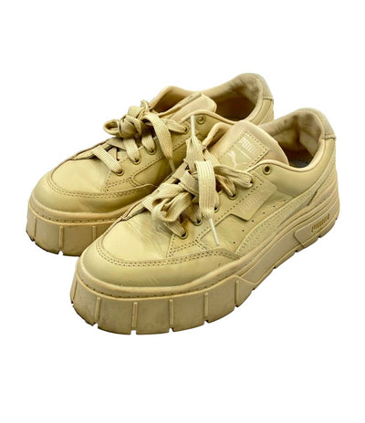 PUMA ローカットスニーカー 厚底 MAYZE STACK 394486-01 レディース SIZE 24.0 (L) プーマ