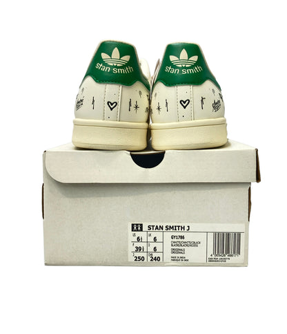美品 adidas ローカットスニーカー Andre Saraivaコラボ STAN SMITH J GY1786で キッズ SIZE 25.0 アディダス
