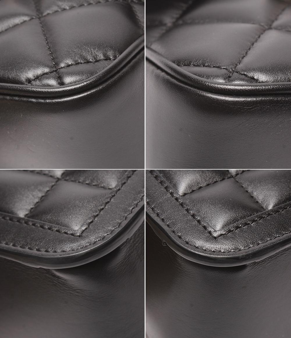 美品 GUCCI チェーンショルダーバッグ 肩掛け デコ ミニ キルティング 741457 480028 レディース グッチ