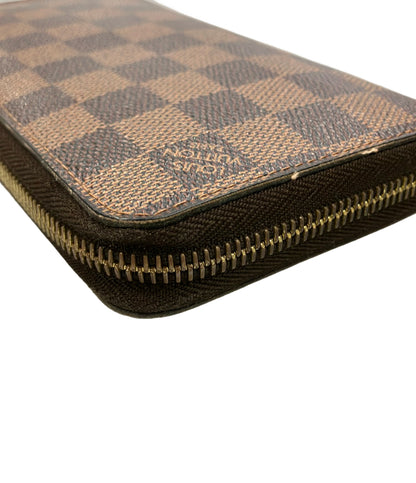 LOUIS VUITTON ラウンドファスナー長財布 ジッピーウォレット ダミエ エベヌ N41661 ユニセックス ルイ・ヴィトン