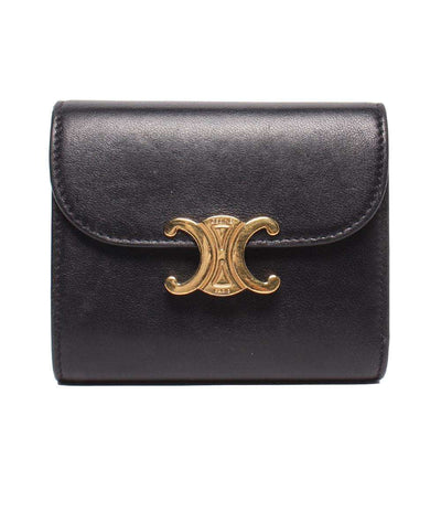 CELINE 三つ折り財布 スモール トリオンフ CELV6452BCKLLLLL00 レディース セリーヌ