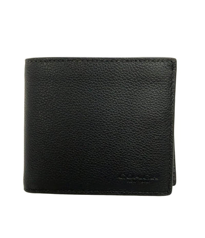 美品 COACH 二つ折り財布 レザー CR378 メンズ コーチ