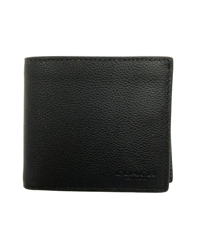 美品 COACH 二つ折り財布 レザー CR378 メンズ コーチ