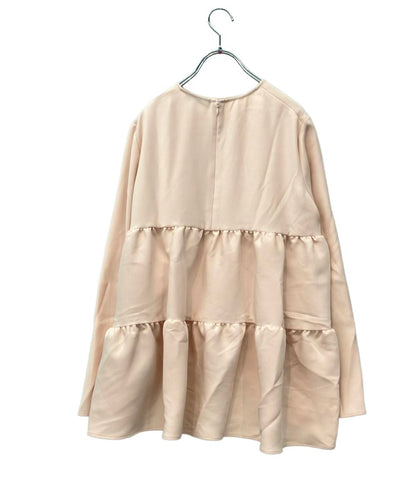 YOKO CHAN 長袖ブラウス フリル クールネック ロングスリーブバックティアード YCB-320-212 レディース SIZE 40 (M) ヨーコチャン