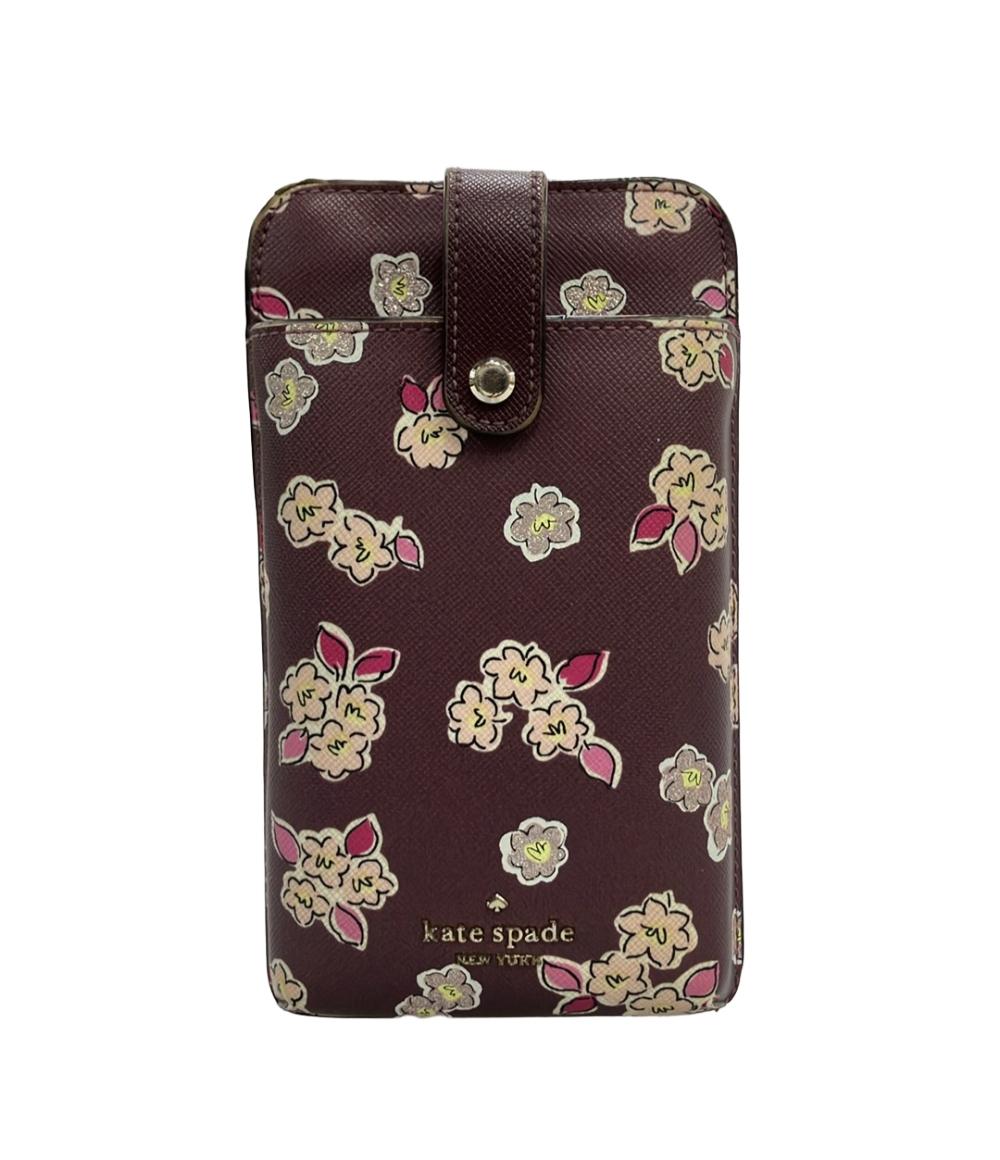 Kate Spade スマホショルダー ショルダーバッグ 斜め掛け 花柄 レディース ケイトスペード