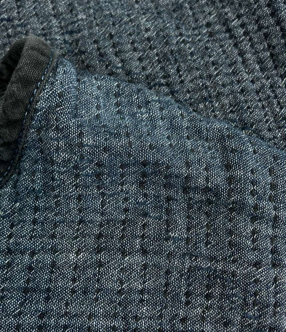 PORTER CLASSIC 長袖 SASHIKO スーパーライト スウェットシャツ メンズ SIZE 1 ポータークラシック