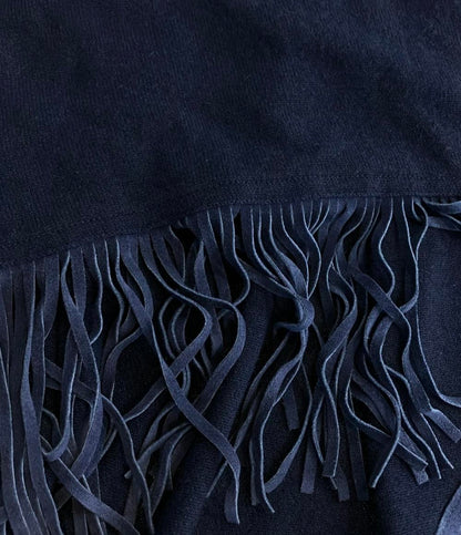 ゼン 長袖フリンジカーディガン カシミヤ レディース THEN