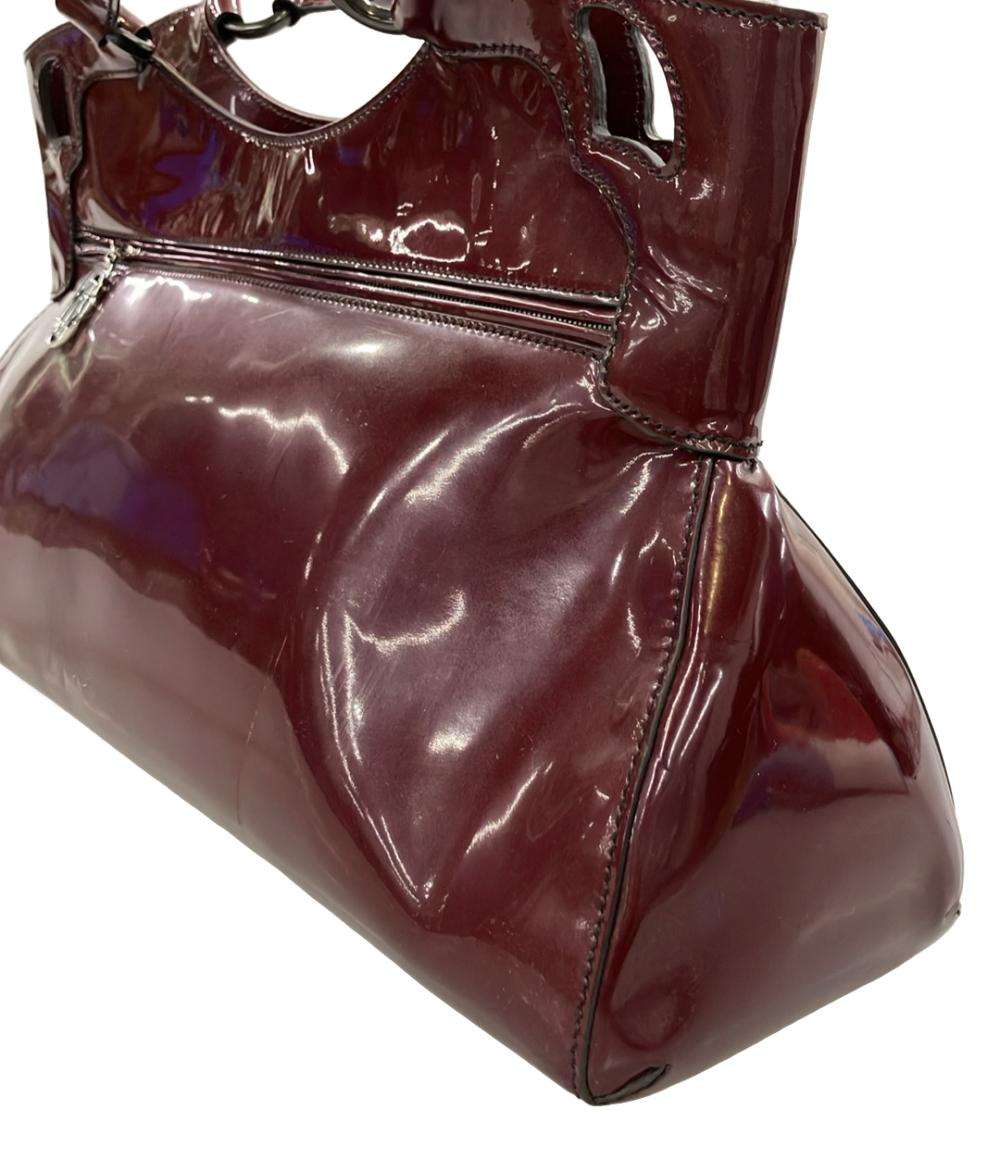 Cartier トートバッグ ハンドバッグ パテントレザー マルチェロ ドゥ カルティエ レディース カルティエ