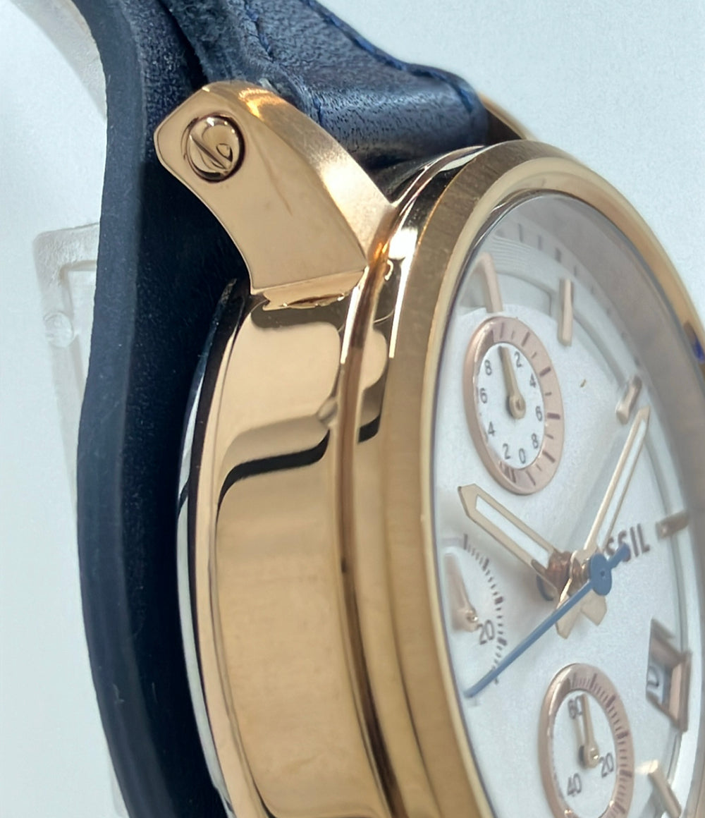 FOSSIL 腕時計 クオーツ シルバー ES3838 メンズ フォッシル