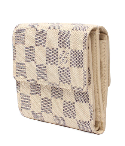 LOUIS VUITTON Wホック三つ折り財布 ポルトフォイユ エリーズ ダミエアズール N61733 レディース メンズ ルイ・ヴィトン