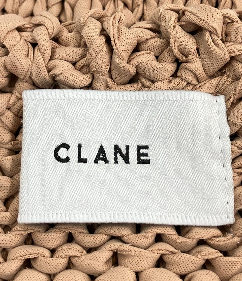 美品 CLANE フリルハーフスリーブハンドニット 五分袖ニット レディース SIZE 1 (S) クラネ