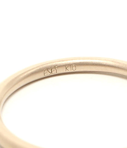 美品 ENEY リング 指輪 K10 ダイヤ レディース SIZE 9号 エネイ