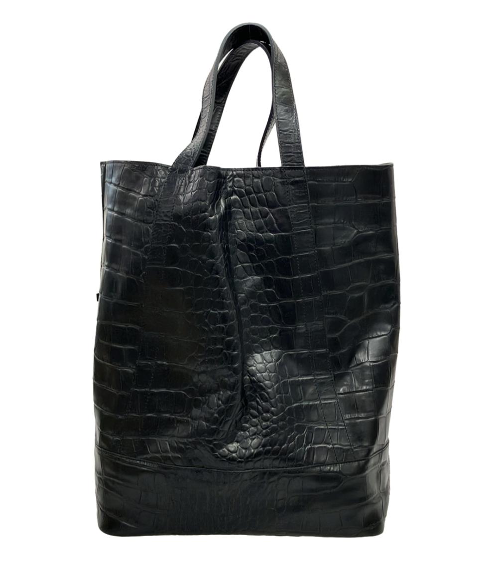 GOLDEN GOOSE トートバッグ クロコ型押し メンズ ゴールデングース