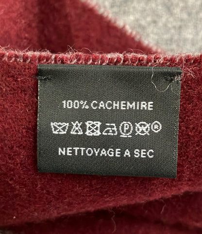美品 HERMES マフラー カシミヤ100% カザック メンズ レディース エルメス