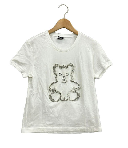 ドルチェアンドガッバーナ 半袖Tシャツ クマ ナット刺繍 レディース SIZE M (M) DOLCE&GABBANA