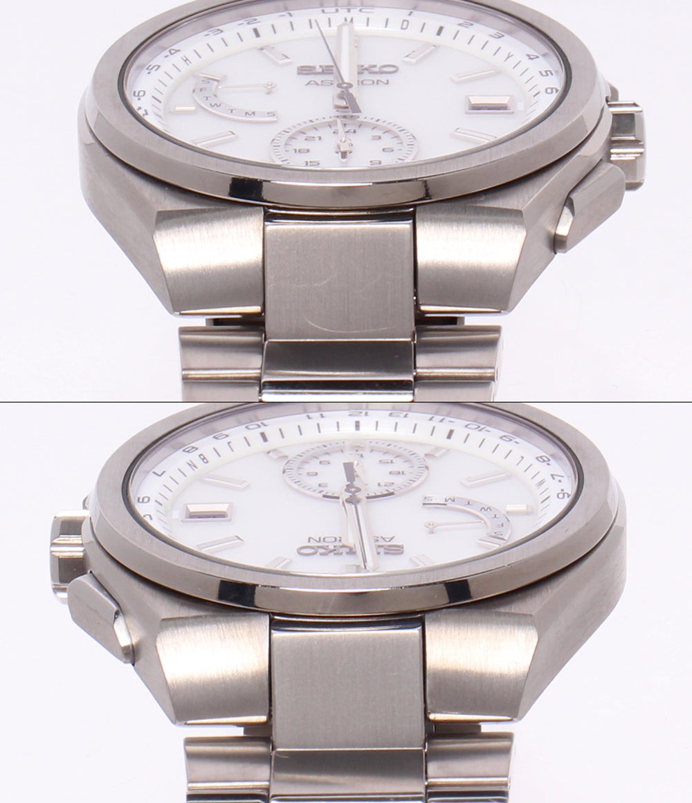 SEIKO 腕時計 アストロン ネクスター ソーラー電波 ホワイト SBXY-085 メンズ セイコー