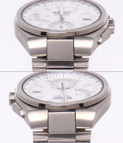 SEIKO 腕時計 アストロン ネクスター ソーラー電波 ホワイト SBXY-085 メンズ セイコー