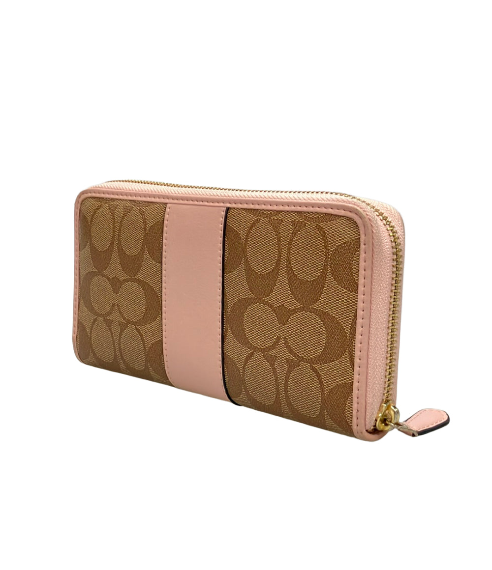 COACH ラウンドファスナー長財布 シグネチャー F54630 レディース コーチ