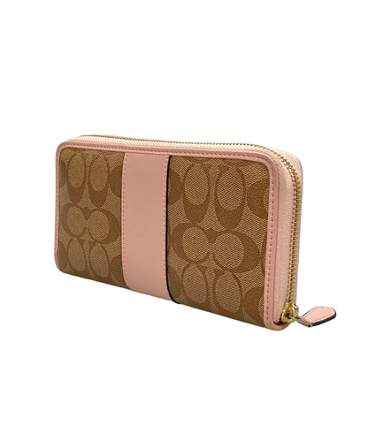 COACH ラウンドファスナー長財布 シグネチャー F54630 レディース コーチ