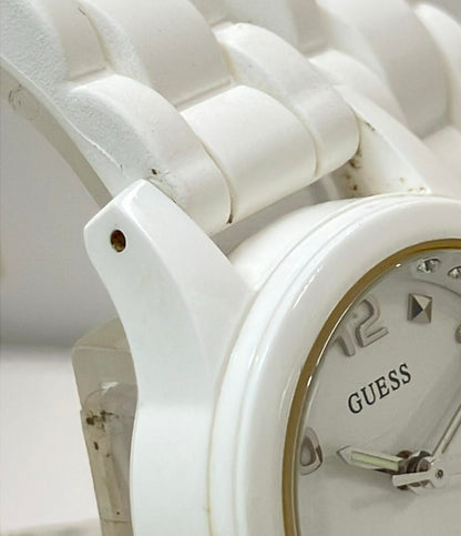 Guess 腕時計 クオーツ ホワイト レディース ゲス