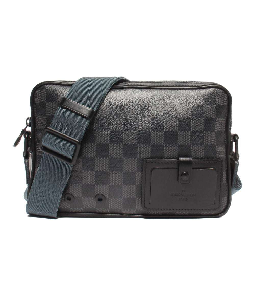 ルイ・ヴィトン ショルダーバッグ 斜め掛け アルファ メッセンジャー ダミエ グラフィット N40188 メンズ LOUIS VUITTON