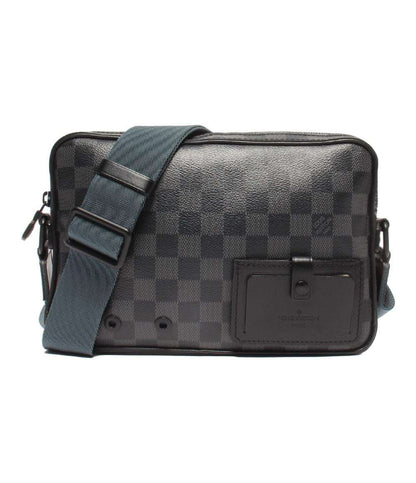ルイ・ヴィトン ショルダーバッグ 斜め掛け アルファ メッセンジャー ダミエ グラフィット N40188 メンズ LOUIS VUITTON