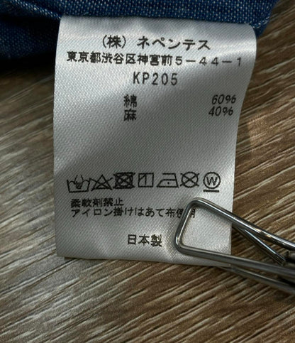 Needles 長袖シャツ  ピンホール シャンブレー シャツ KP205 メンズ SIZE S ニードルズ