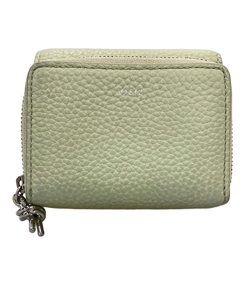 VASIC 三つ折り財布 レザー ROUND MINI MINI レディース ヴァジック