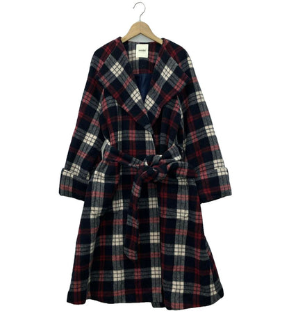 スナイデル ロングコート チェック レディース SIZE F (M) snidel