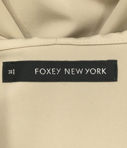 七分袖コート 2wayジッパー フード付き      レディース SIZE 38 (S) FOXEY NEWYORK