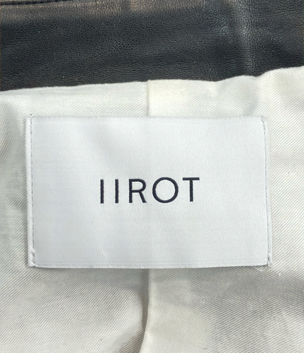 IIROT フェイクレザージャケット レディース SIZE F (M) イロット