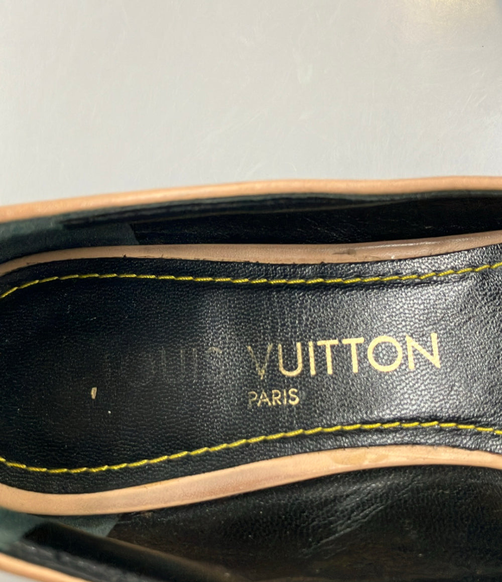 LOUIS VUITTON パンプス モノグラム マルチカラー フラワーモチーフ