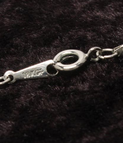 美品 ネックレス 淡水パール6×7mm ステーション レディース