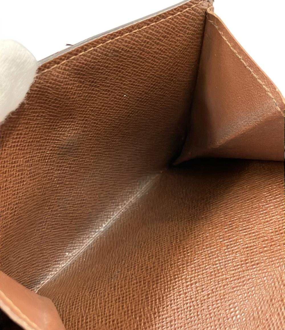 LOUIS VUITTON Wホック二つ折り財布 モノグラム M61654 レディース