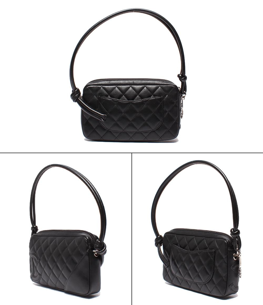 CHANEL ハンドバッグ カンボンライン ラムスキン シルバー金具 A25175 レディース シャネル