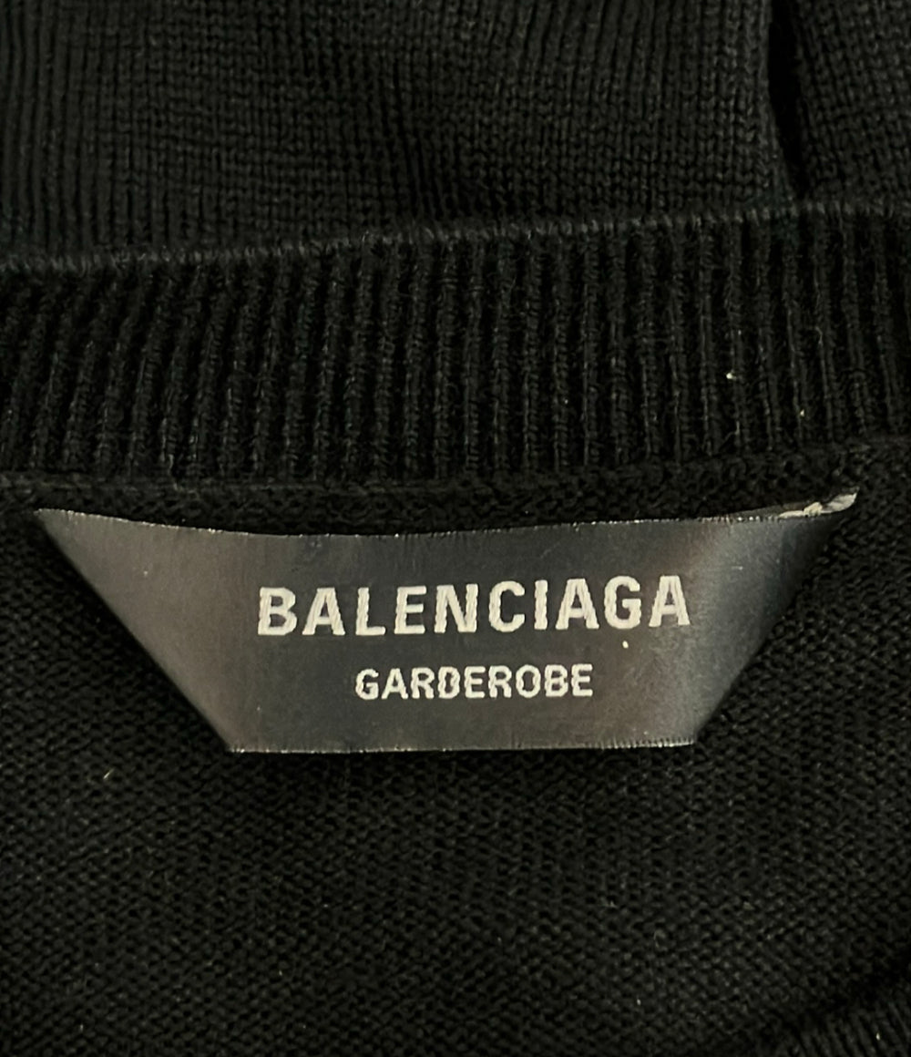 BALENCIAGA 長袖 クルーネック ニット 849963 T1756 メンズ SIZE S バレンシアガ
