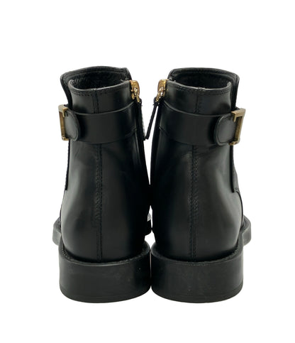 美品 TOD’S ショートブーツ サイドジップ タイムレス レディース SIZE 34 トッズ