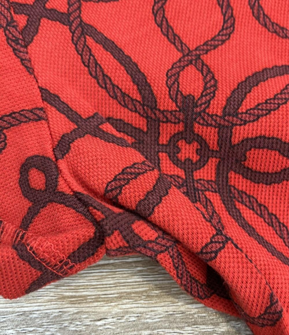 HERMES 半袖Tワンピース CORDELIERES TSHIRT RED レディース SIZE 40 (M) エルメス