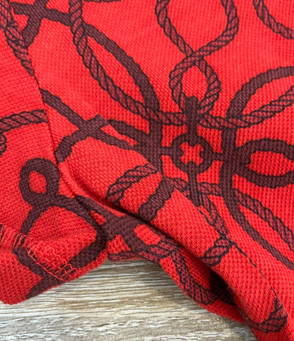 HERMES 半袖Tワンピース CORDELIERES TSHIRT RED レディース SIZE 40 (M) エルメス