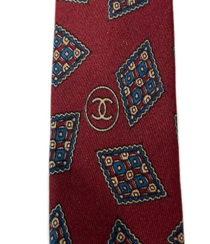 シャネル ネクタイ シルク100% メンズ CHANEL