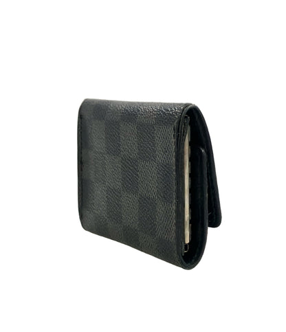 訳あり LOUIS VUITTON ４連キーケース ミュルティクレ6 ダミエ グラフィット N62662 メンズ ルイ・ヴィトン